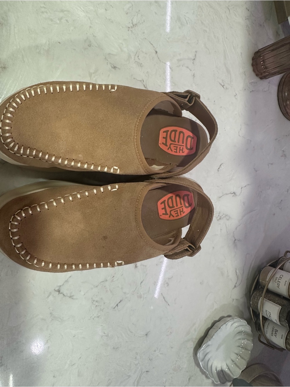 Hey Dudes Delray Suede Clog Women’s Sz 9 - Picture 6 of 7